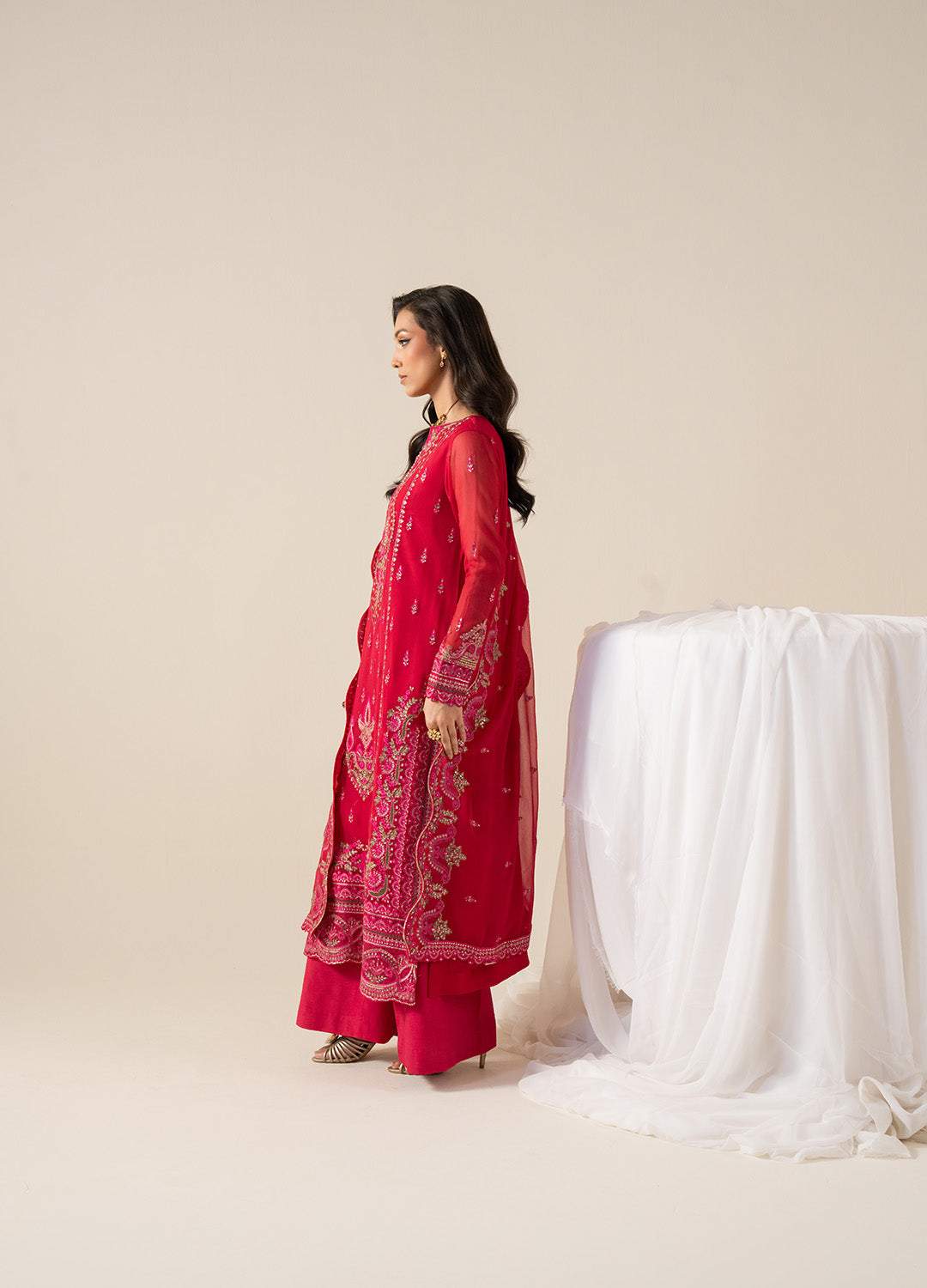 Embroidered Chiffon ELLA