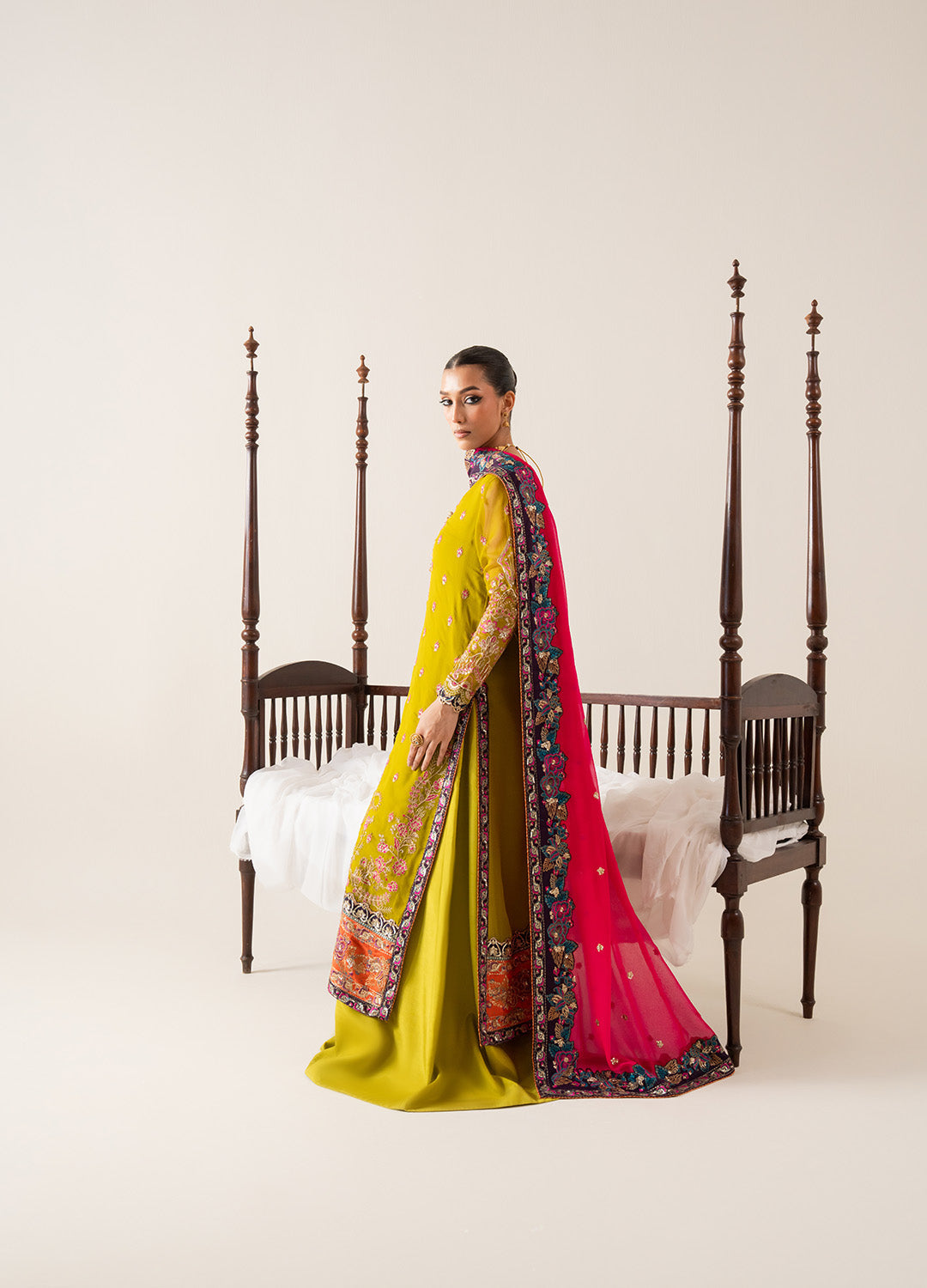 Embroidered Chiffon REINE
