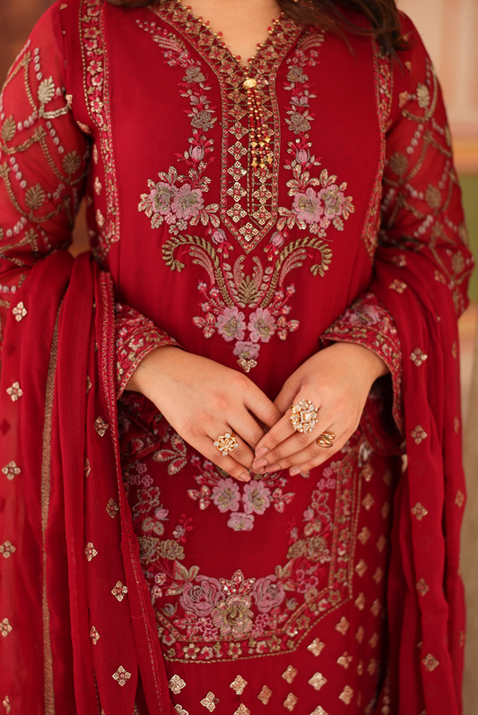 Nurin Chiffon - Burgundy