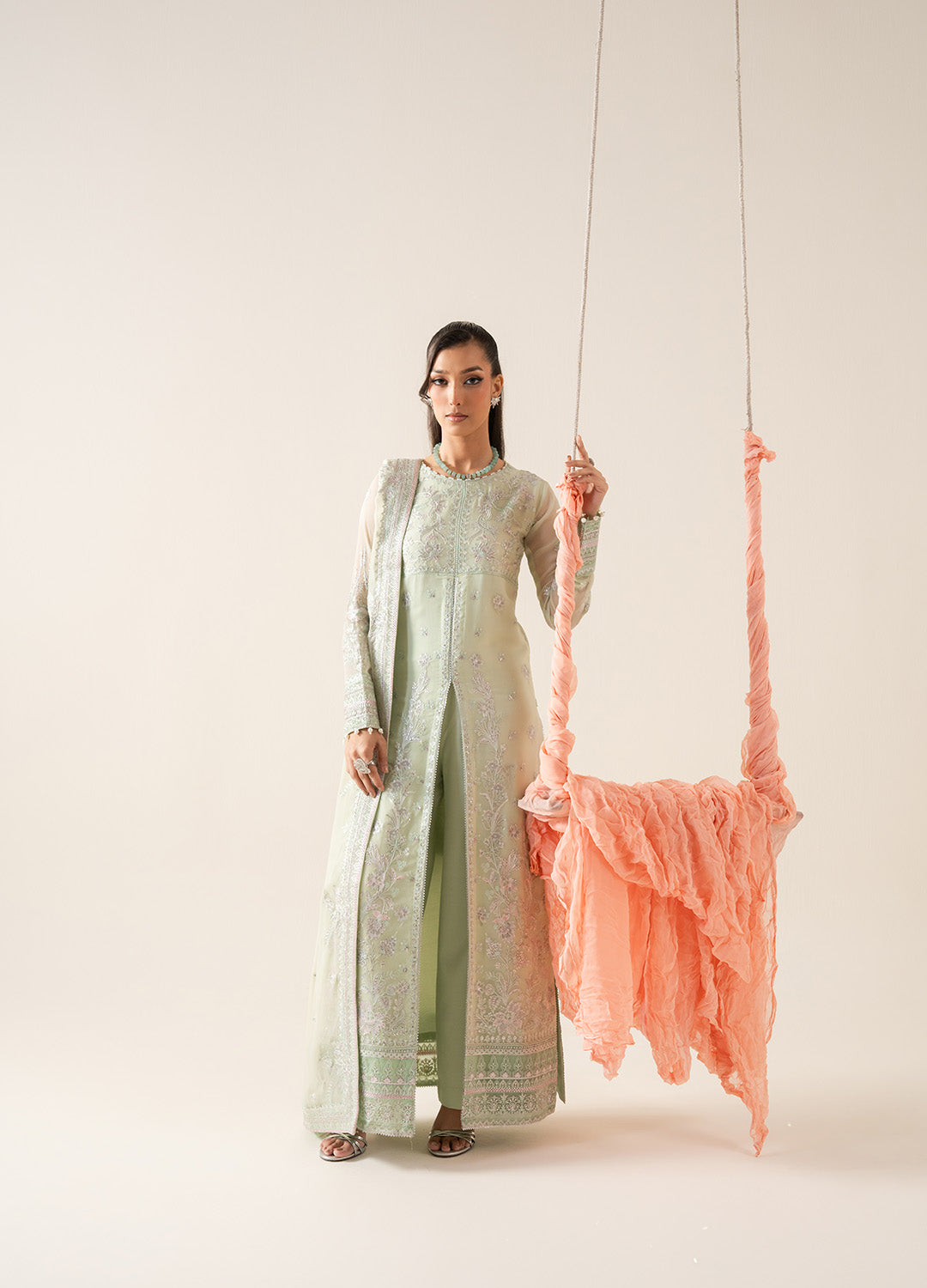 Embroidered Chiffon LOUISE
