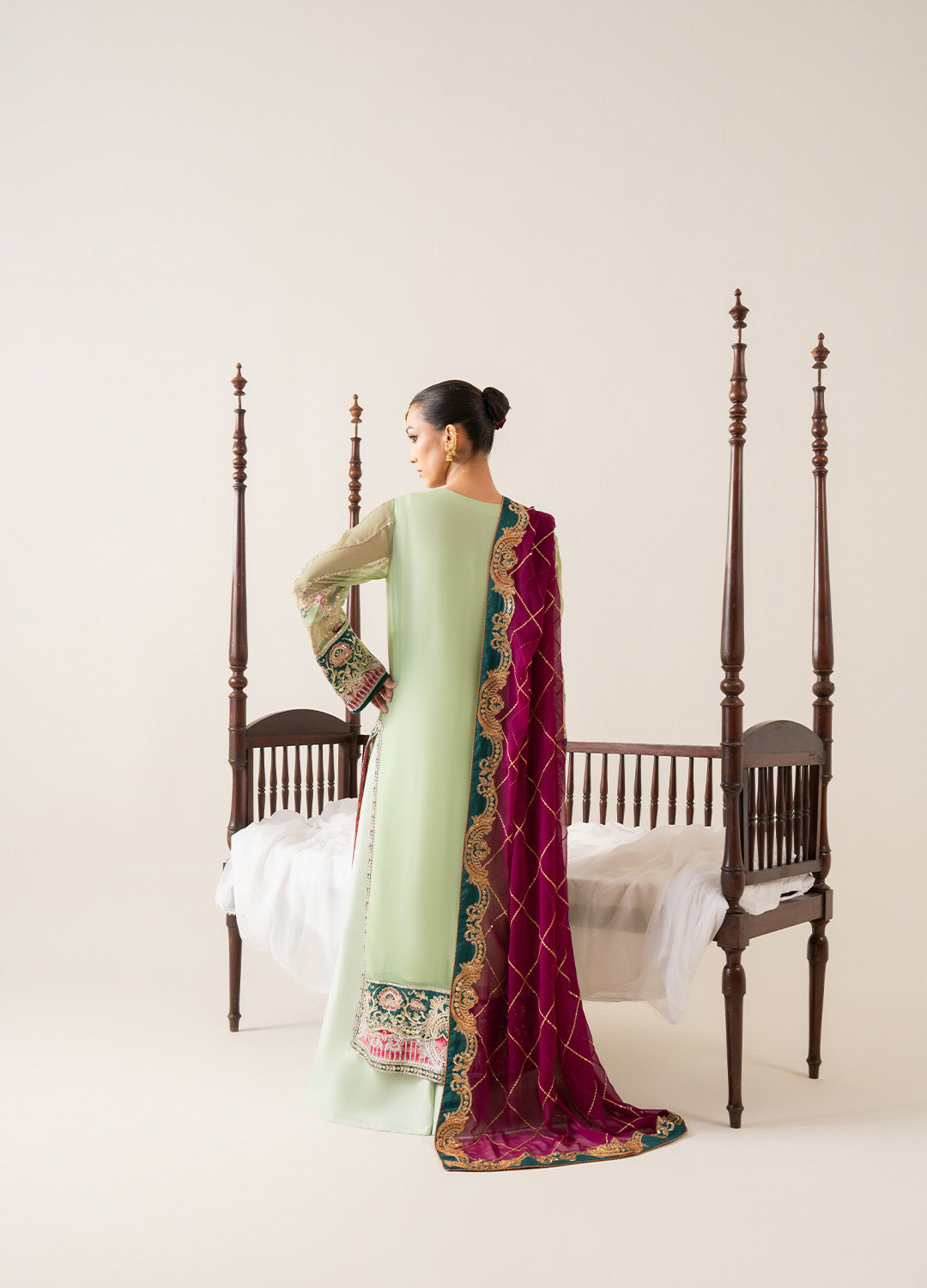 Embroidered Chiffon COSETTE