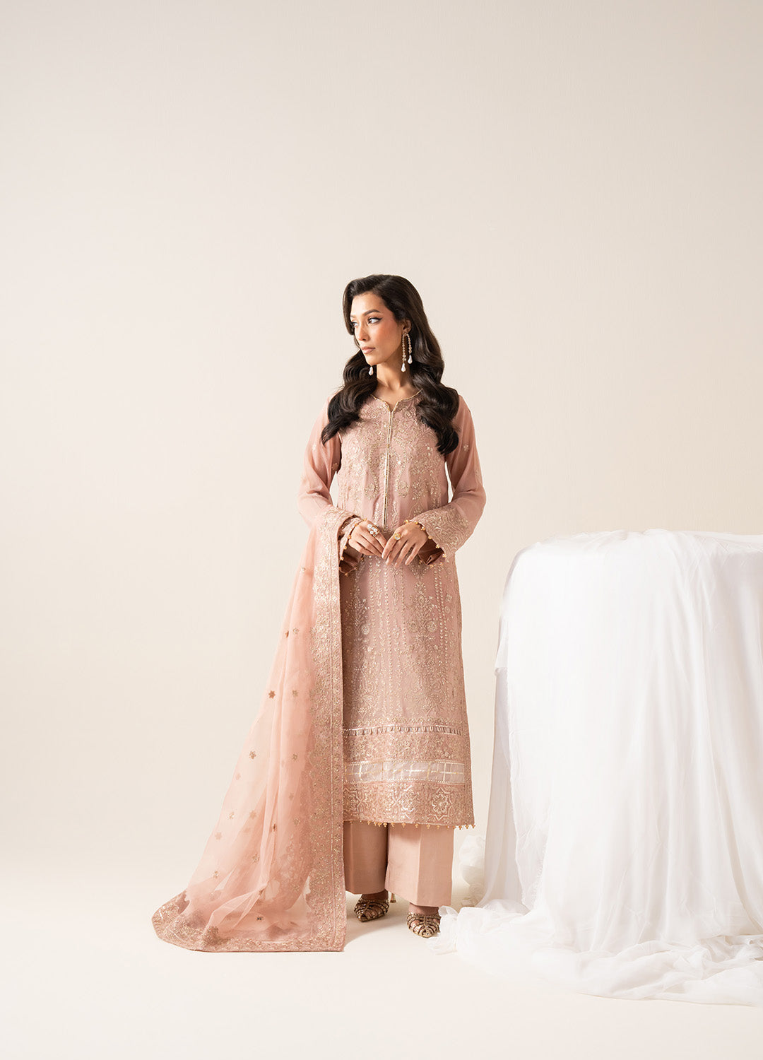 Embroidered Chiffon SOPHIA