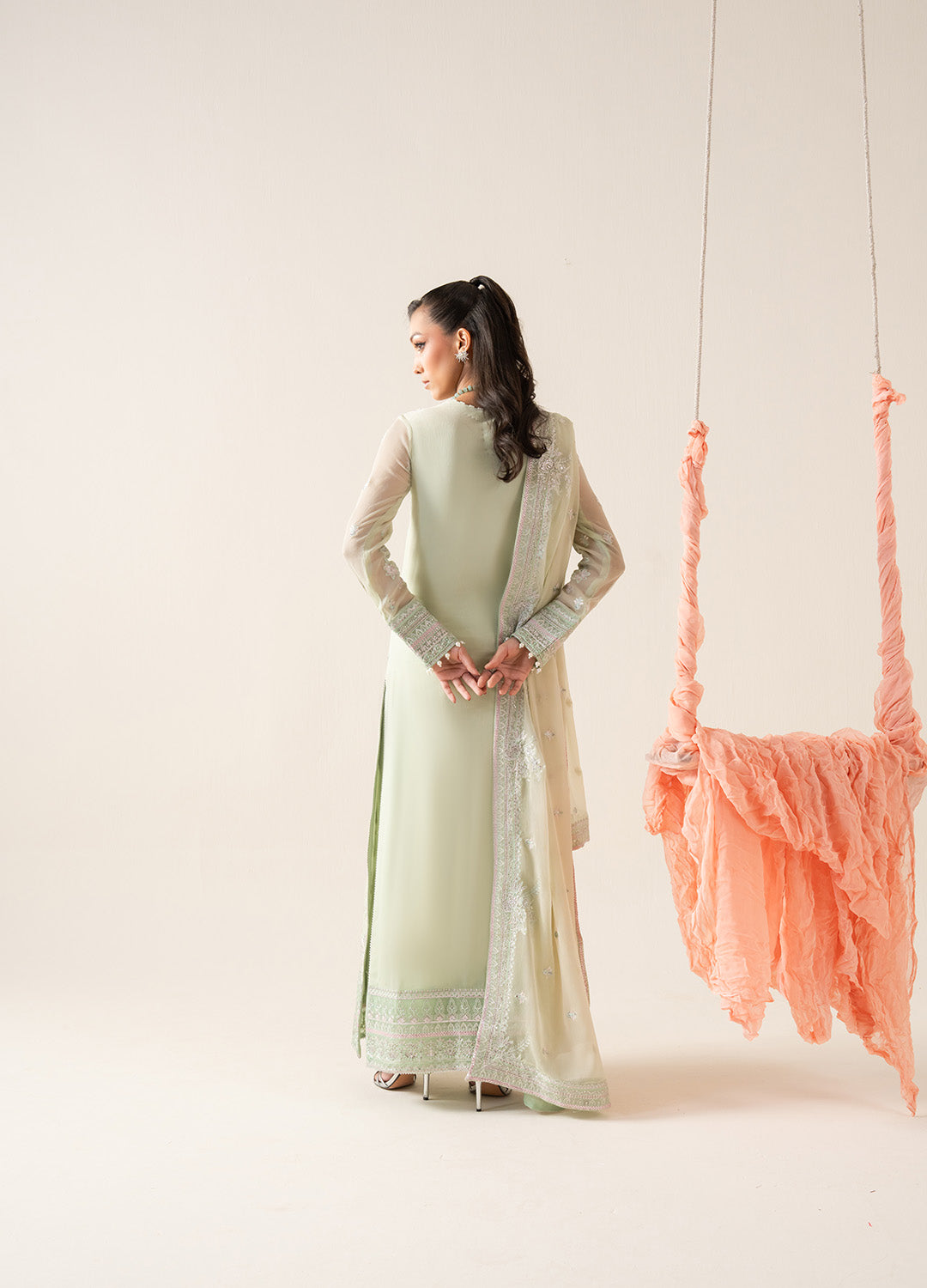 Embroidered Chiffon LOUISE