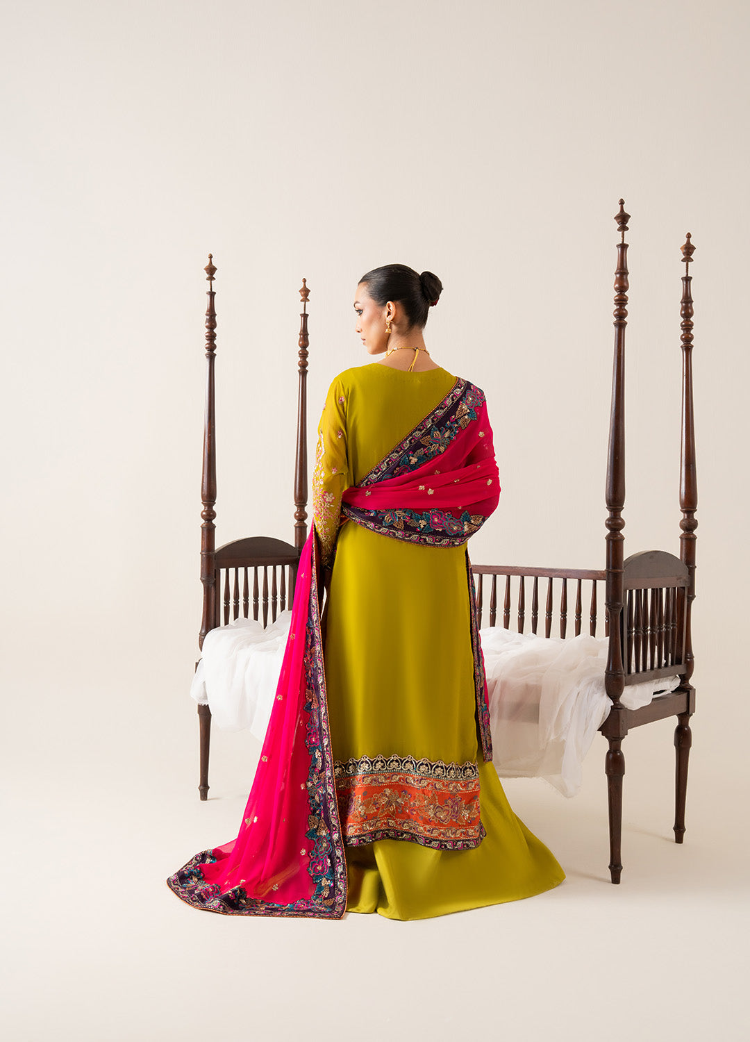 Embroidered Chiffon REINE