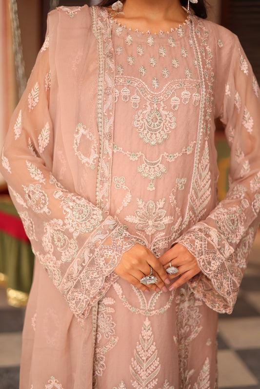 Nurin Chiffon - Nude Pink