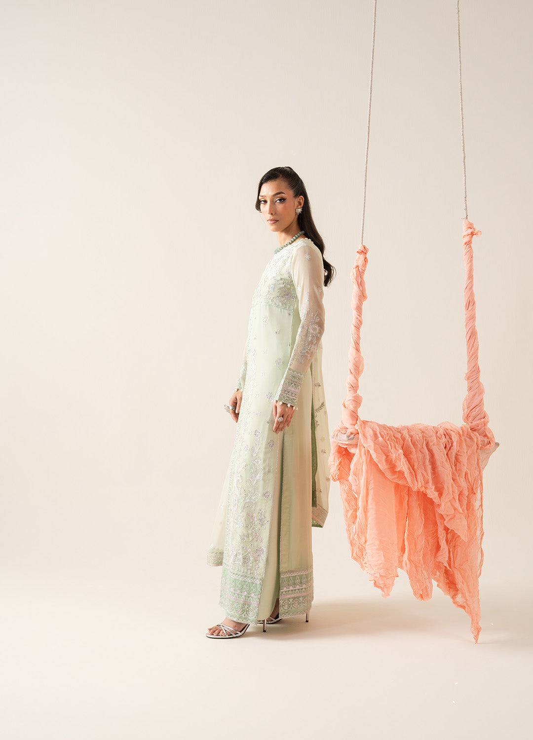 Embroidered Chiffon LOUISE