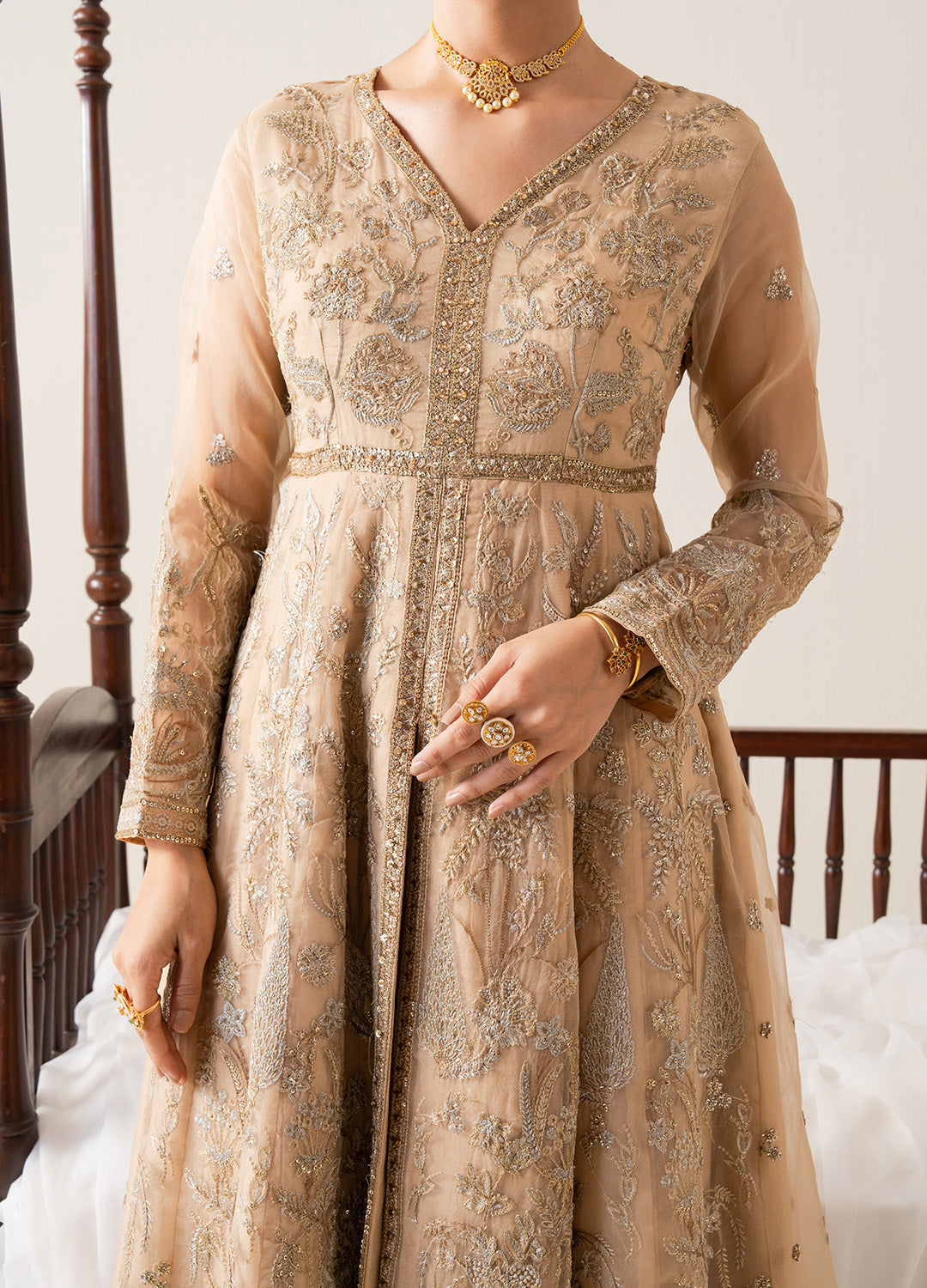 Embroidered Chiffon INÈS