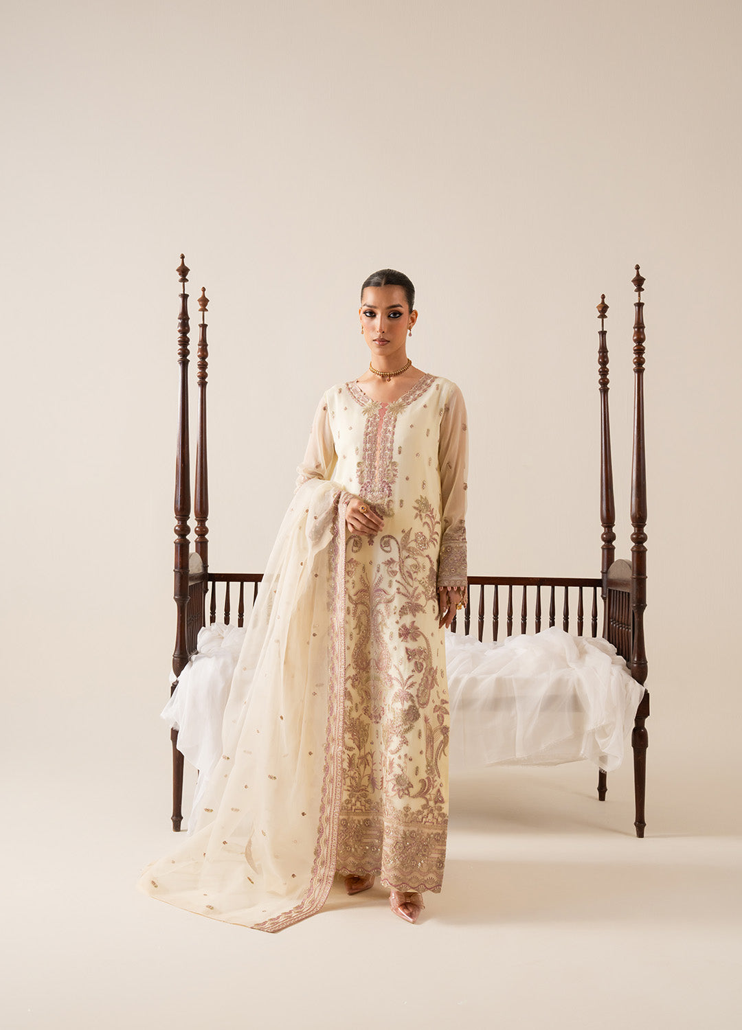 Embroidered Chiffon LILI
