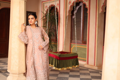 Nurin Chiffon - Nude Pink
